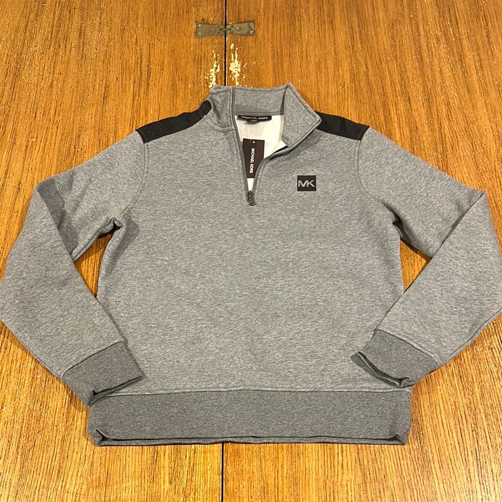 MICHAEL KORS Men’s Half Quarter Zip Sweatshirt